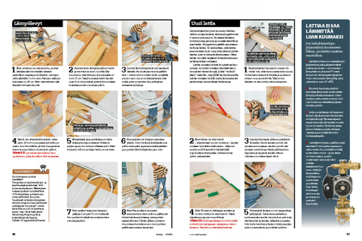 Lattialämmitys puulattiaan – tehokas ratkaisu Lattialämmitys puulattiaan – tehokas ratkaisu